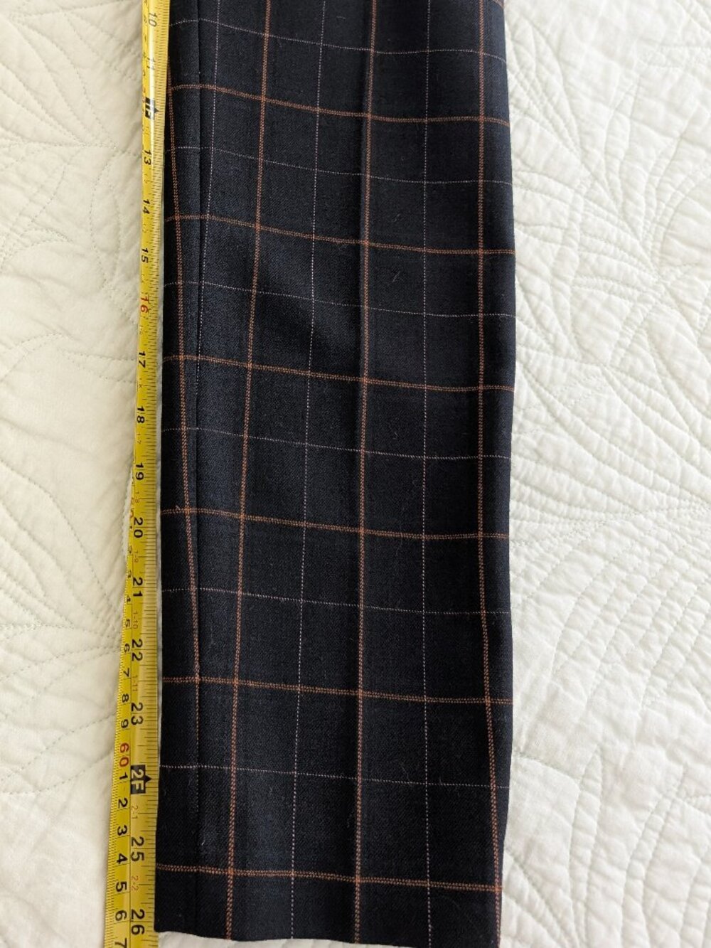 Theory Mid Rise Straight Leg Trousers Dress Pants - Picture 5 of 7